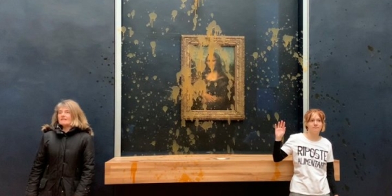 Protesters throw soup at Mona Lisa painting in Paris amid farmers’ protests – National