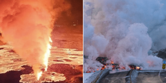Iceland volcano erupts again, sending huge plumes of lava and steam soaring – National