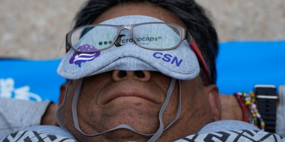 Hundreds in Mexico City take a ‘mass nap’ to commemorate World Sleep Day – National