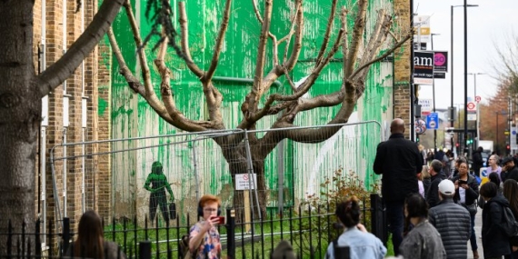 New Banksy mural has already been defaced – National