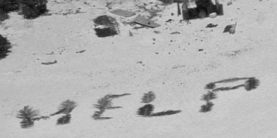 Castaways rescued from deserted island by writing ‘HELP’ in palm leaves – National