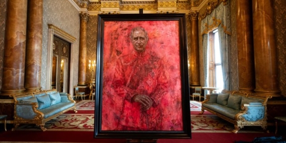New King Charles portrait, with ‘blood-red palette,’ sparks mixed reaction – National