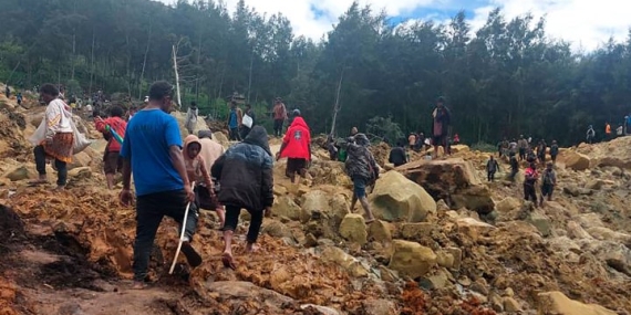 Hundreds feared dead after landslide in remote area of Papua New Guinea – National