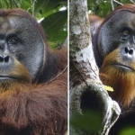 Orangutan treats facial wound with medicinal plant in documented first – National