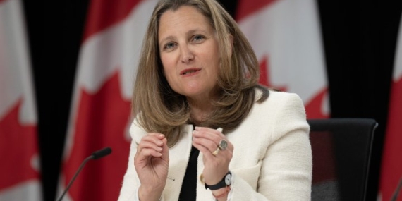 Freeland blasts Canadian funds going to ‘Russians at War’ doc: ‘Not right’