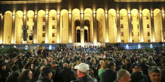 Georgians protest parliamentary elections president alleges was rigged – National