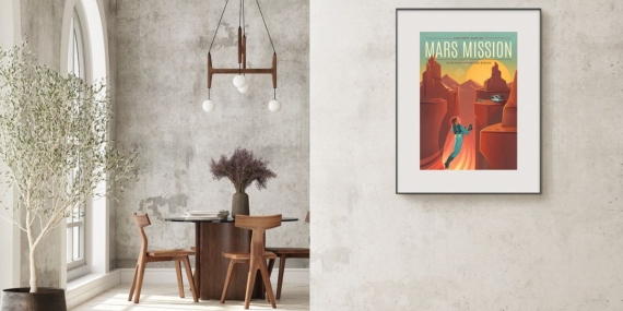 This awesome E Ink poster frame looks like the future of wall art, if you can stomach the price tag