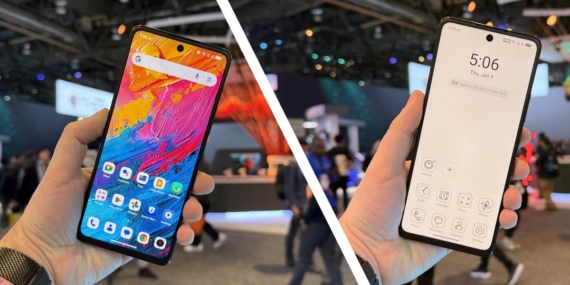 The TCL 60XE switches from color to grayscale in an instant – and it’s the coolest thing I saw at CES