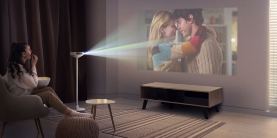 LG’s latest projector is also a lamp and a Bluetooth speaker – and there’s a tiny new 4K projector too