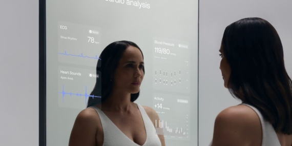 The new Withings Omnia smart mirror promises to give you a full-screen scan of your health