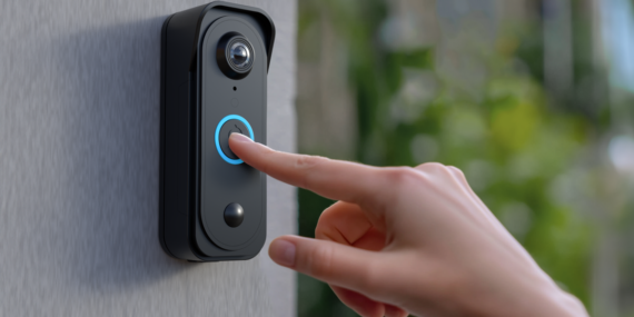 These new video doorbell and security camera use AI to welcome visitors and deter intruders