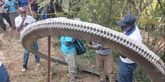 Massive piece of space debris falls on remote village in Kenya – National