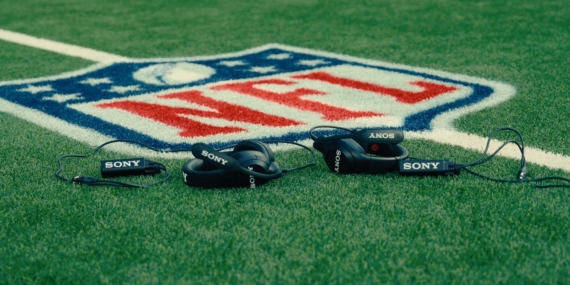 I just got a first look at the Sony-made NFL coach’s headset that is in development
